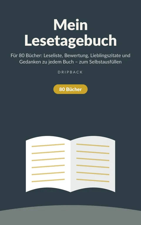 Cover: Lesetagebuch