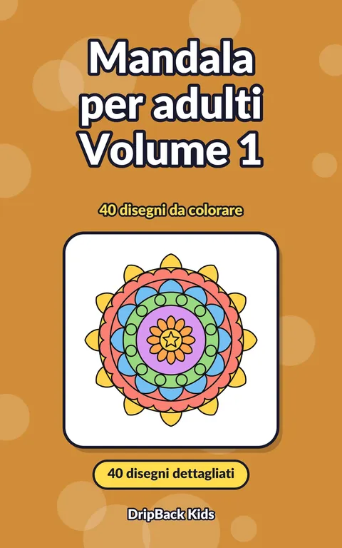 Cover: Mandala per adulti – Volume 1