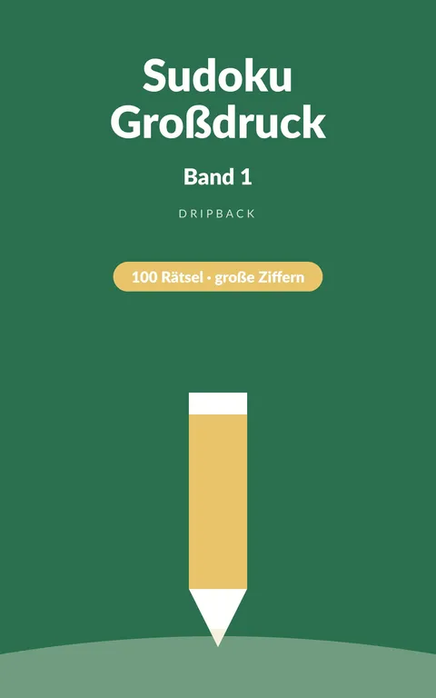 Cover: Sudoku Großdruck – Band 1